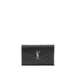 Saint Laurent Black Calf Leather Bos Taurus Wallet