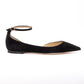 Jimmy Choo Black Suede Leona Ballet Flat