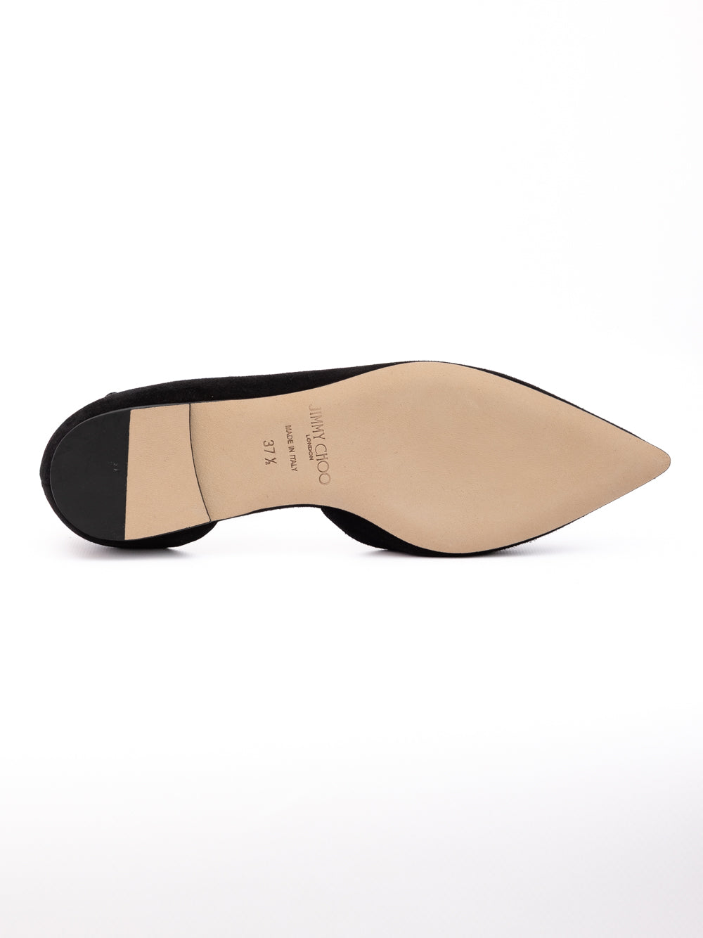 Jimmy Choo Black Suede Leona Ballet Flat