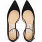 Jimmy Choo Black Suede Leona Ballet Flat