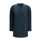Giorgio Armani Blue Silk Blouse