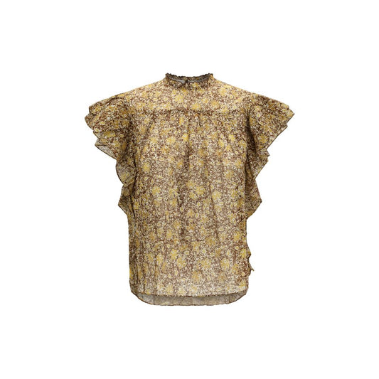 Marant Etoile Bicolor Cotton Blouse