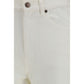Tory Burch White Cotton Straight-Leg Jeans