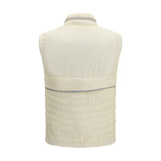 Moncler Grenoble Beige Polyamide Sleveless Jacket