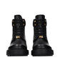 Versace Black Leather Ankle Boots