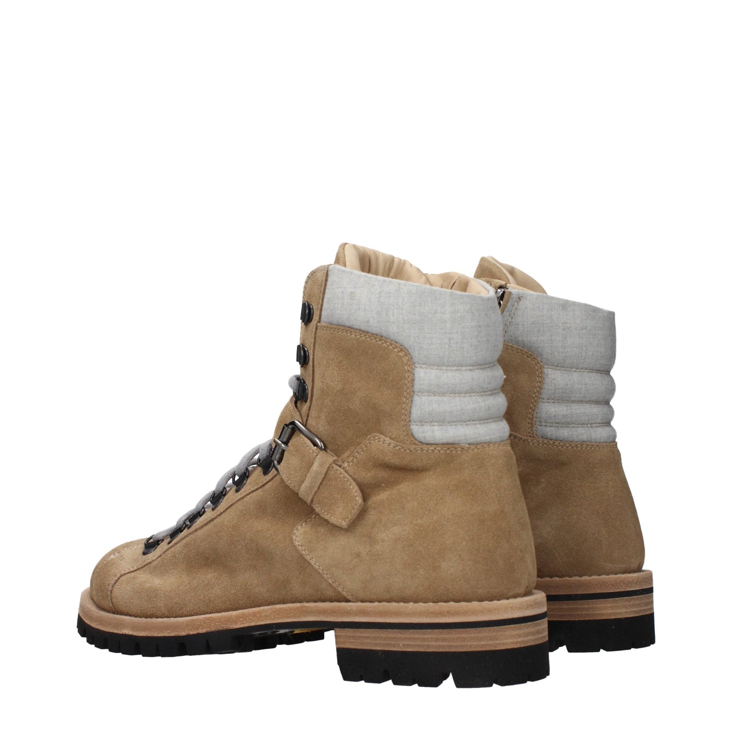 Eleventy Brown Leather Ankle Boots