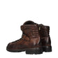 Eleventy Brown Leather Ankle Boots