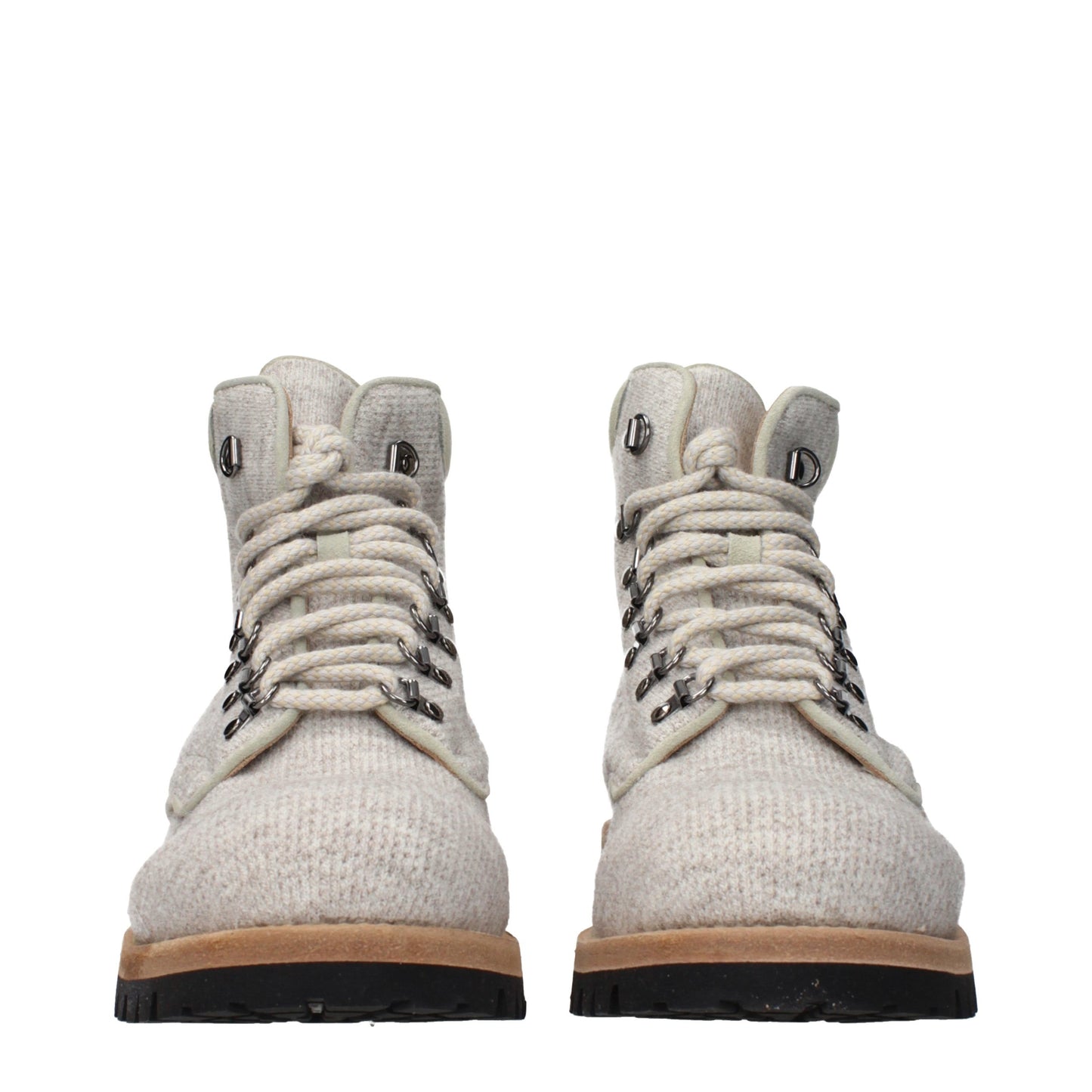 Eleventy Beige Fabric Ankle Boots