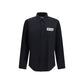Versace Jeans Black Cotton Dress Shirt