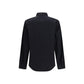 Versace Jeans Black Cotton Dress Shirt
