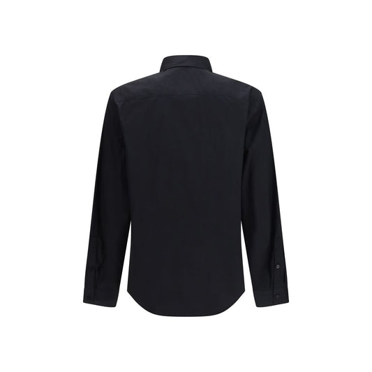 Versace Jeans Black Cotton Dress Shirt