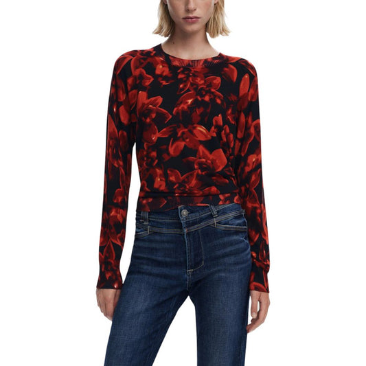 Desigual Black Viscose Sweatshirt
