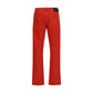 Versace Multicolor Cotton Straight-Leg Jeans