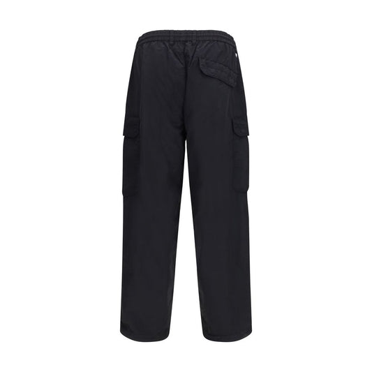 C.P. Company Black Nylon Cargo Pants