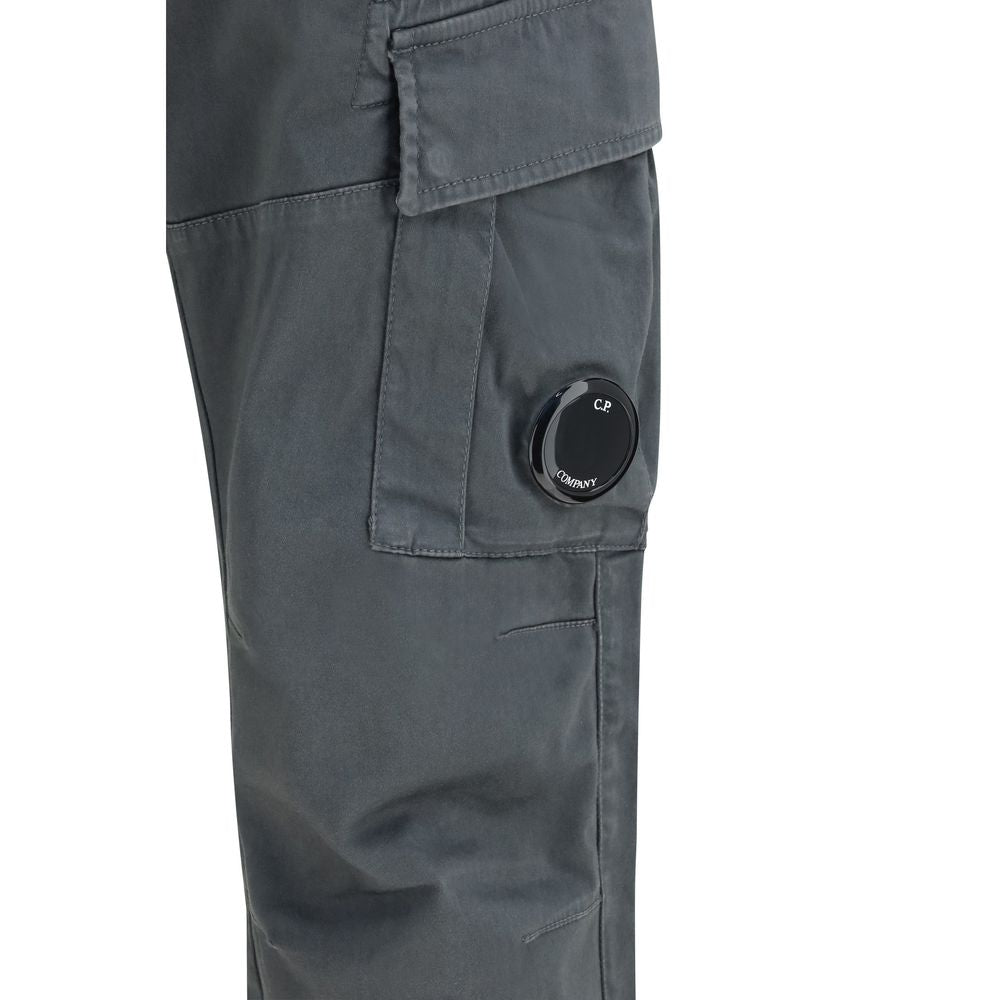 C.P. Company Blue Cotton Cargo Pants