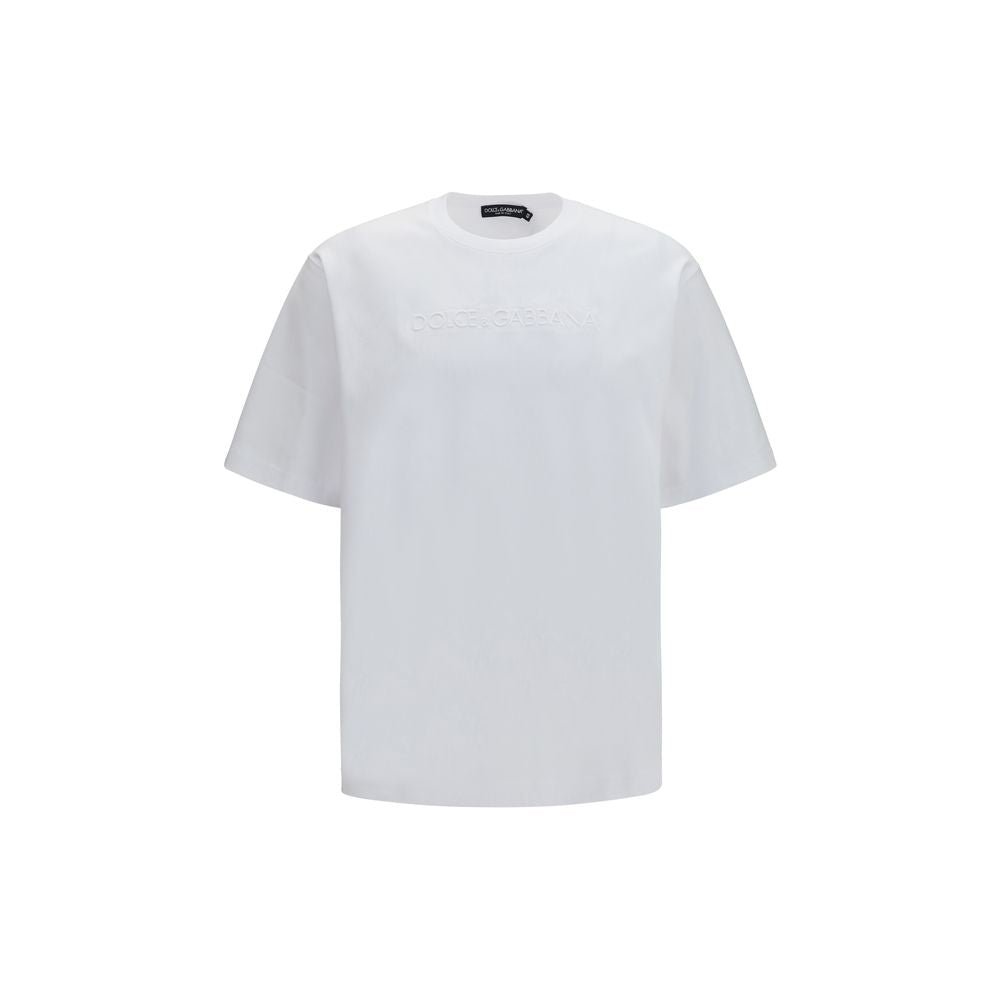 Dolce & Gabbana White Cotton T-Shirt