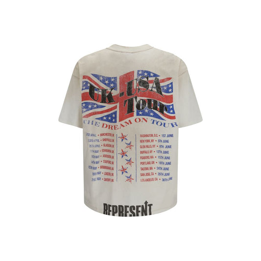 Represent White Cotton T-Shirt