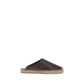 Brunello Cucinelli Brown Calf Leather Bos Taurus Mules