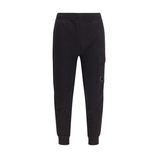 C.P. Company Black Cotton Cargo Pants