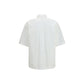 Ami Paris White Cotton Shortsleeve Shirt
