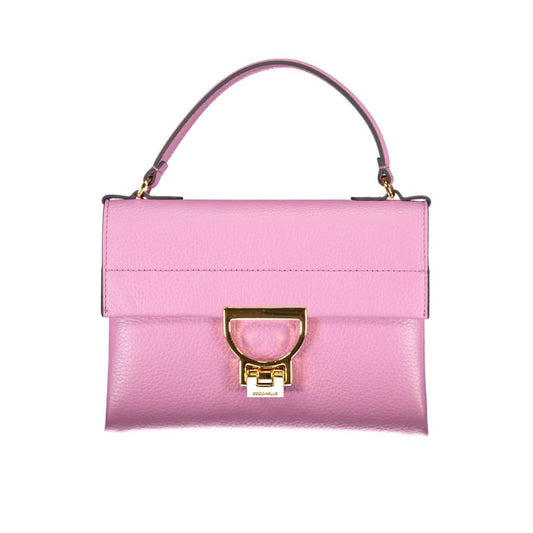 Coccinelle Purple Leather Handbag