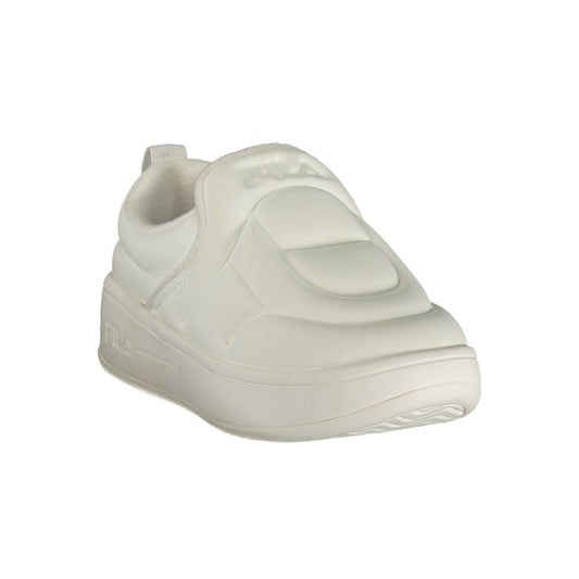 Fila White Polyester Athletic Sneakers