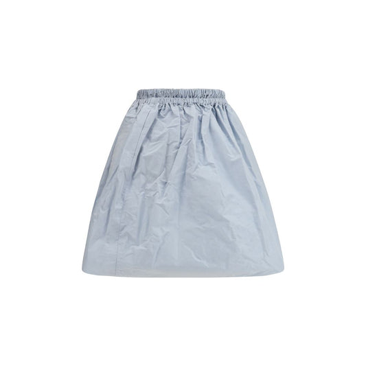 Prada Blue Silk Long Skirt