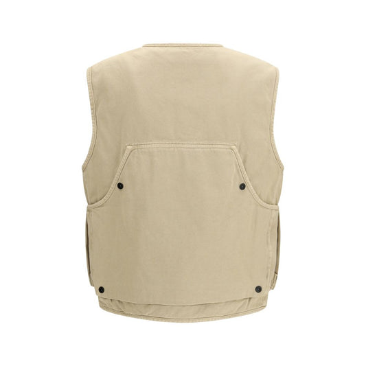 Stone Island Beige Cotton Sweatshirt