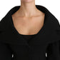 Dolce & Gabbana Elegant Black Virgin Wool Coat