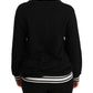 Dolce & Gabbana Chic Black Sequined Cotton Sweater