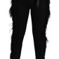 Dolce & Gabbana Elegant High Waist Wool Blend Pants