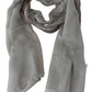 Costume National Elegant Gray Cotton Men's Scarf