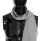 Costume National Elegant Gray Cotton Men's Scarf