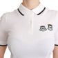 Dolce & Gabbana Chic Polo Angel Embroidered T-shirt