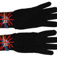 Dolce & Gabbana Elegant Black Virgin Wool Unisex Gloves