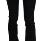 Costume National Chic Black Slim Fit Low Waist Denim