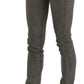 Costume National Chic Gray Slim Fit Cotton Jeans