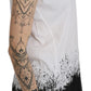 Dsquared² Chic Sleeveless Cotton Crew Neck Top