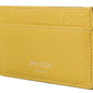 Jimmy Choo Sunshine Yellow Leather Card Holder