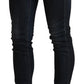 Acht Chic Low Waist Skinny Black Jeans