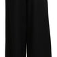 Dolce & Gabbana Elegant High Waist Wide Leg Virgin Wool Trousers