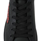 Dolce & Gabbana Black Leather Love Heart Sneakers Womens Shoes