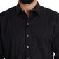 Dolce & Gabbana Elegant Slim Fit Black Dress Shirt