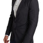 Dolce & Gabbana Black Wool Single Breasted Coat MARTINI Blazer