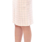 Andrea Incontri Elegant White Pencil Skirt - Chic and Sophisticated