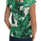 Dolce & Gabbana Pineapple Banana Sequins Blouse T-shirt