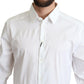 Dolce & Gabbana Elegant White Cotton Stretch Dress Shirt