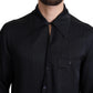 Dolce & Gabbana Elegant Jacquard Silk Casual Shirt