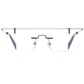 Yohji Yamamoto Gray Men Optical Frames