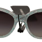 Dolce & Gabbana Sicilian Lace Crystal Acetate Sunglasses